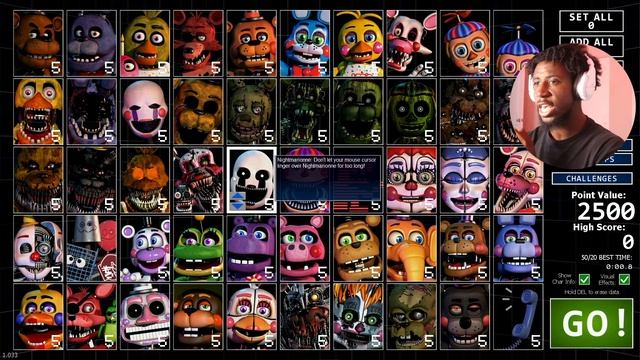 FNAF ULTIMATE CUSTOM NIGHT IS HORRIFYING