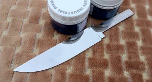 Полировка ножа в зеркало  очень эффективным методом !