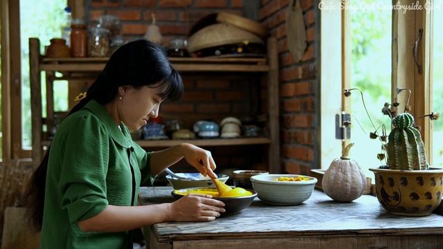 Thu Hoạch Bí đỏ Làm Bánh Và Nấu Sữa Ngon Bổ Dưỡng Cho Sức Khỏe
