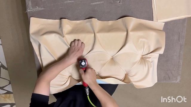 Мягкое сиденье с каретной стяжкой своими руками Padded seat with carriage screed. Chesterfield смотреть онлайн