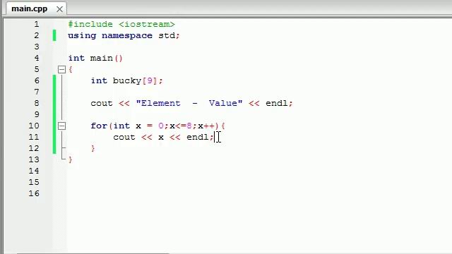 Buckys C++ Programming Tutorials - 33 - Create an Array Using Loops смотреть онлайн