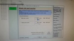 Сброс памперса Epson L382 L386 L486