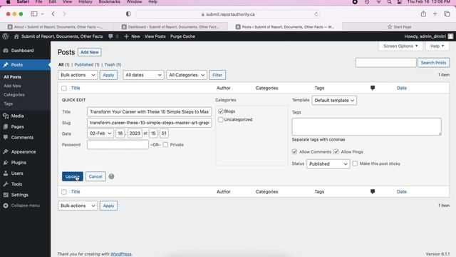 Creating a Post Category in WordPress смотреть онлайн