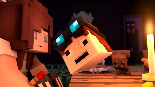 Minecraft | LIGHTS OUT HORROR MAP!! | Funny Moments Animation смотреть онлайн
