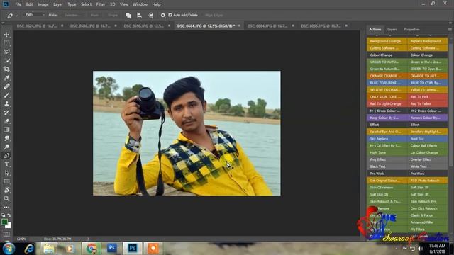 Colour Correction In just Second using action link in description смотреть онлайн