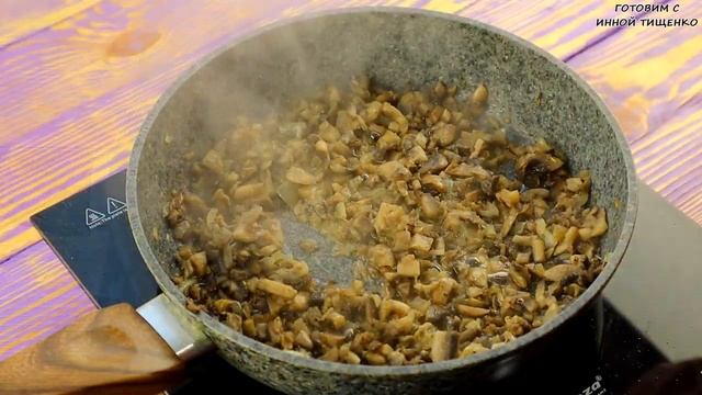 Жульен в корзиночках из слоеного теста!