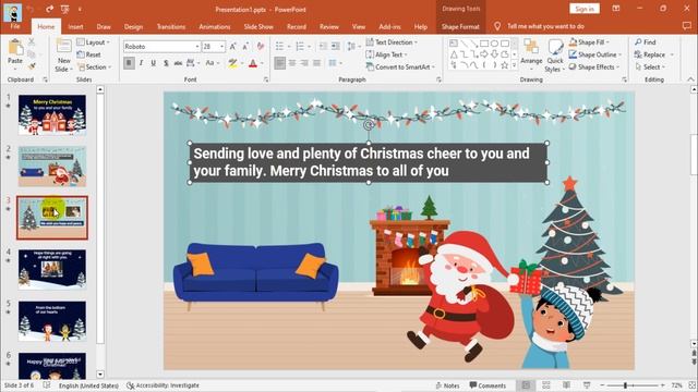 Christmas ppt Presentation - Christmas Presentation ideas for you and school смотреть онлайн