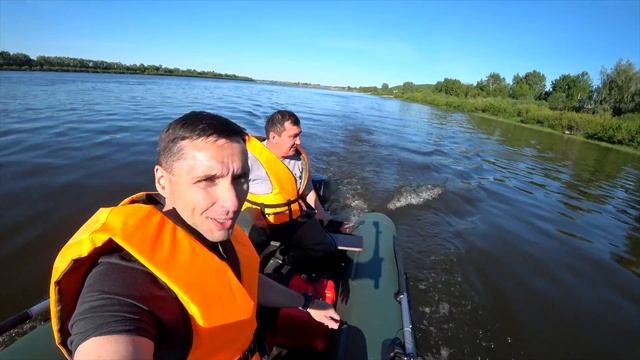 Мотор SHARMAX SM9.8 - пробуем на воде. Обкатка и замер скорости. смотреть онлайн