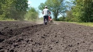 Как быстро мотоблоком нарезать рядки под картошку