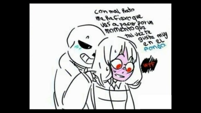 undertale frisk, sans, chara la cuchara XD смотреть онлайн