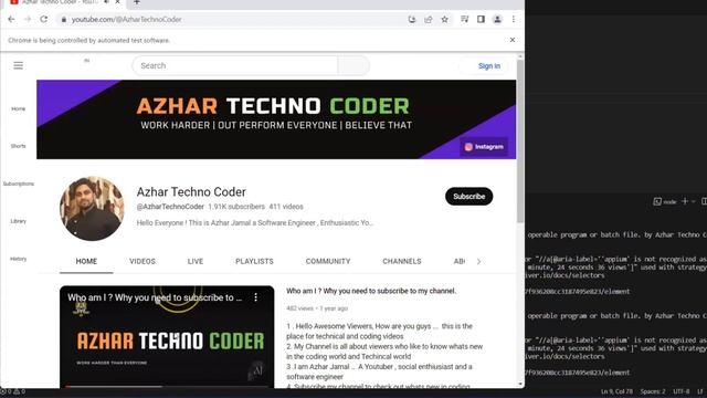 How to scroll to the element by using scrollIntoView in WebDriverIO. смотреть онлайн