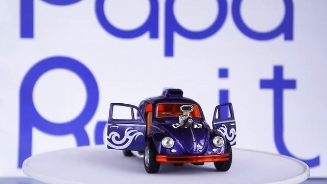 Volkswagen Beetle Custom фиолетовый - обзор смотреть онлайн