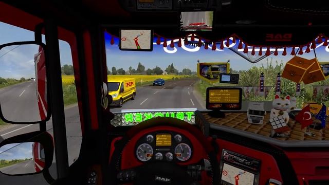 ETS2 + PROMODS2.50+DAF XF 105 TUNED+SKIN+KRONE COLOR TRAILER смотреть онлайн