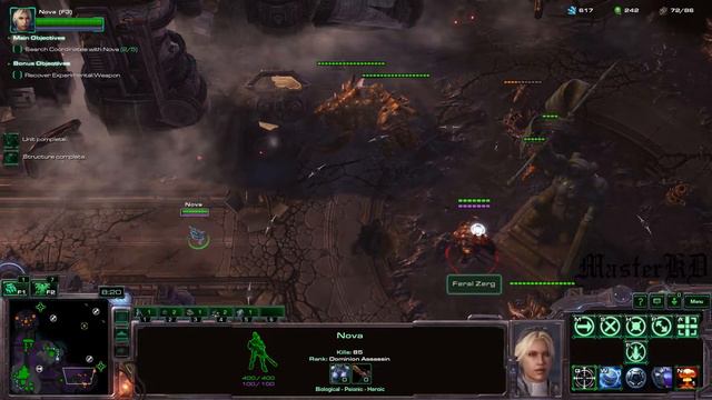 Starcraft II: Nova Covert Ops - Brutal - Mission Pack 2 - Mission 6: Flashpoint B (Mastery) смотреть онлайн
