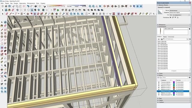 обвязка стен второго этажа каркасного дома