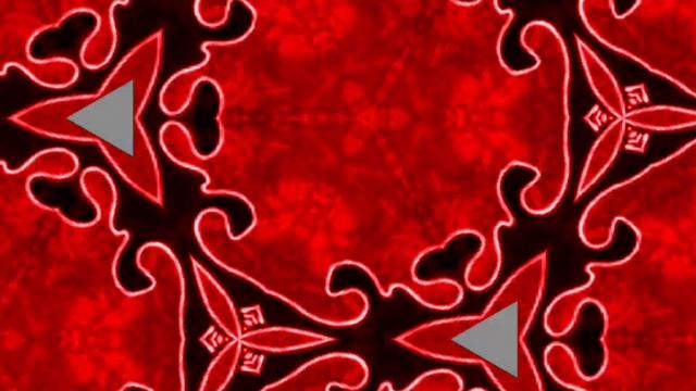 Background Animation Effect On Batik Animation With Changing Red Colors On Pattern 016