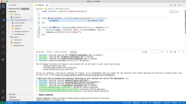 Firebase Cloud Functions Ders 2: HTTPS Tetikleyici смотреть онлайн