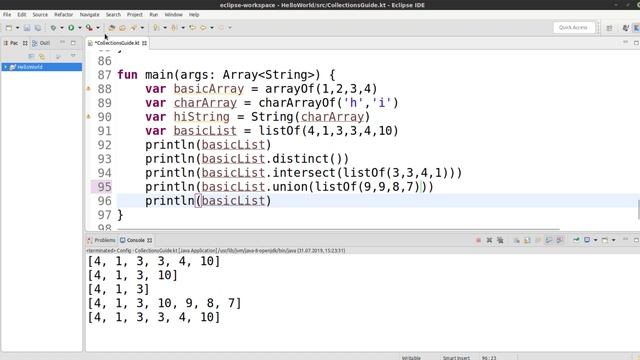 Kotlin für alle Tutorial #76 - Distinct, Intersect und Union смотреть онлайн