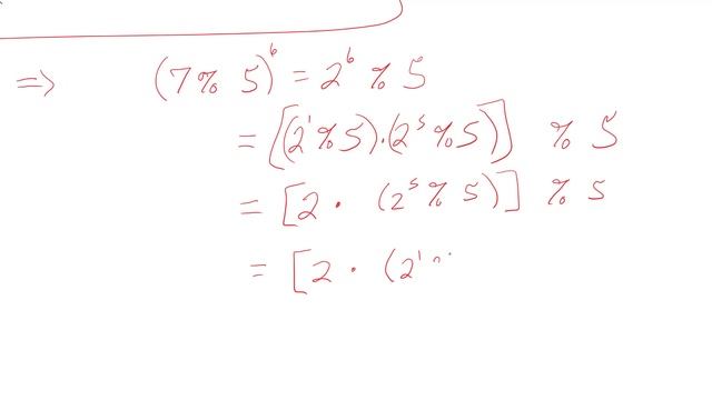 Finding Modulo for Large Numbers смотреть онлайн