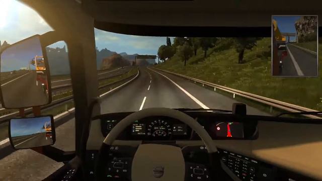 Euro track Simulator. карта TSM. смотреть онлайн