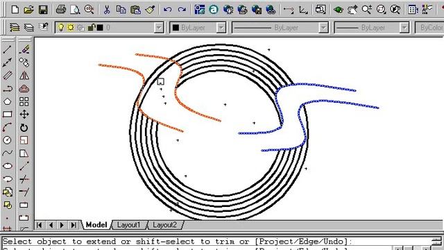 12 AutoCad 2002 Extendendo e Cortando Objetos смотреть онлайн