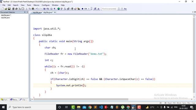 Write a java program to display ASCII values of the characters from a file смотреть онлайн