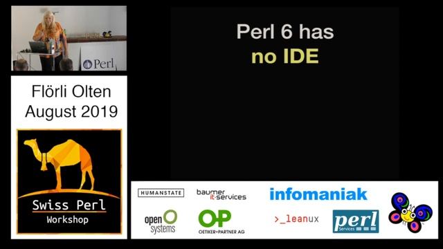SPW 2019: Elizabeth Mattijsen (liz) - DeMythifying Perl 6 (60 min, English) смотреть онлайн