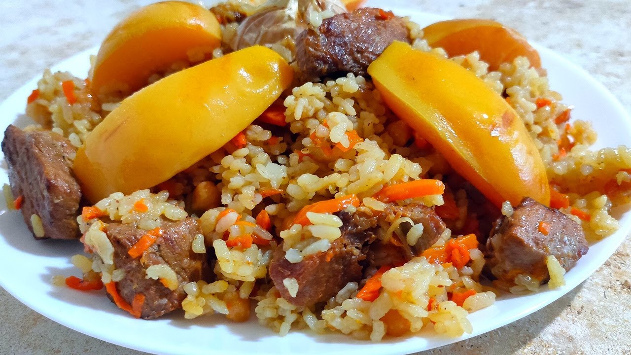 ПЛОВ В КАЗАНЕ С АЙВОЙ,НУТОМ И БАРБАРИСОМ🍲Ольгины Рецепты. смотреть онлайн