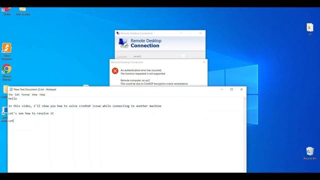 FIX (100%) this could be due to credssp encryption oracle remediation смотреть онлайн