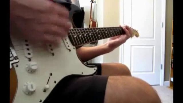 Seether - Fine Again electric guitar cover with tabs смотреть онлайн