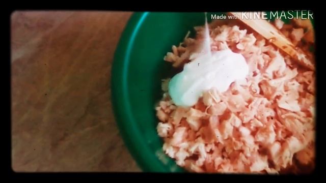 Курица и грибы под сыром в корзинках из гороховой муки. смотреть онлайн