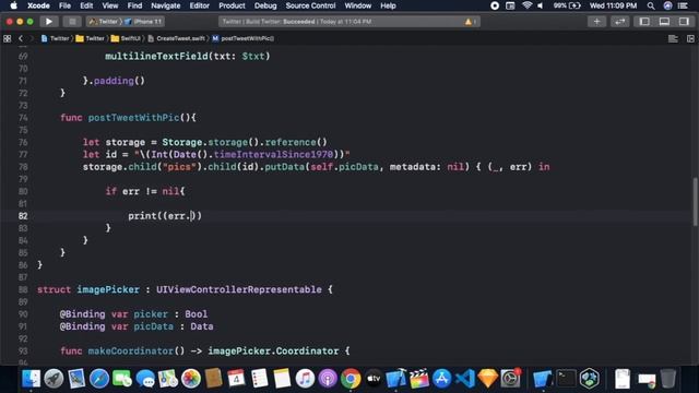 Twitter Using Firebase With SwiftUI - Posting Tweet With An Image - Twitter Clone Using SwiftUI смотреть онлайн