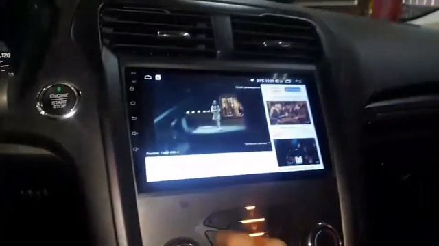 Ford Fusion с головным штатным устройством FORS.auto.