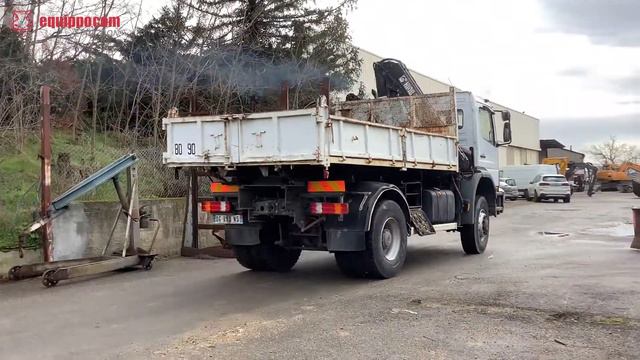 Used 2001 - MERCEDES 1823 W/HIAB 102-2 for sale in Auction | Used Truck-mounted Crane | equippo.co смотреть онлайн