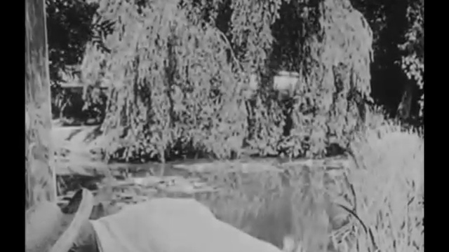 Claude Monet - Filmed Painting Outdoors (1915)