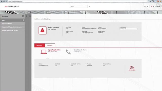 myEnterprise v3.2 - Sidebar Navigation смотреть онлайн