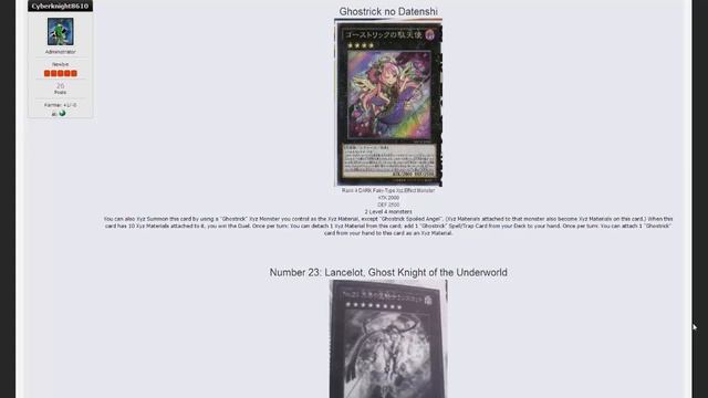 Yugioh Ghostrick Xyz & Number 23 Lancelot, Ghost Knight of the Underworld смотреть онлайн