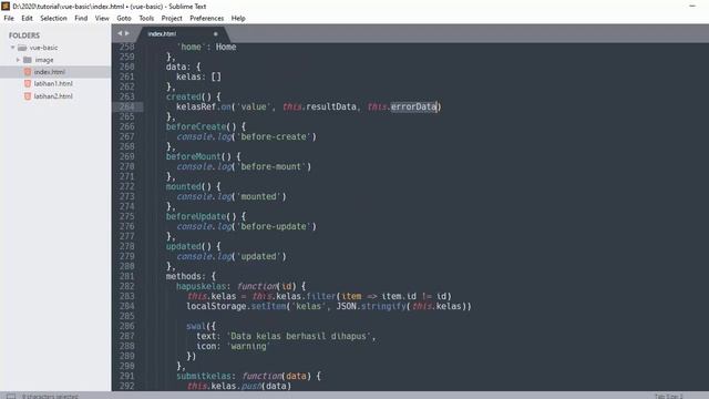 Belajar Vue.js - #70 Mengakses Firebase Database смотреть онлайн