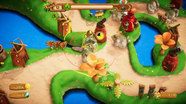 Pixeljunk Monsters 2: Coco Valley Stage 1 (Tricky, Rainbow Perfect) смотреть онлайн
