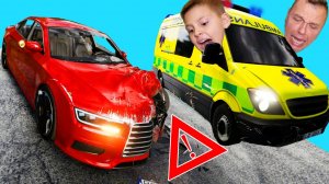 СПАСАЕМ людей на ТРАССЕ после ДТП с ФУРОЙ в ACCIDENT Летсплей от Игорюшины Игруши