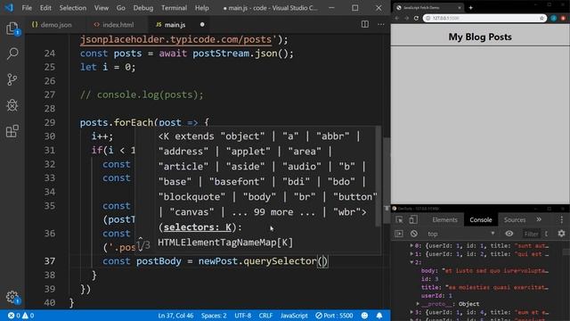 Fetch API Explained - Working with Data & APIs in JavaScript смотреть онлайн