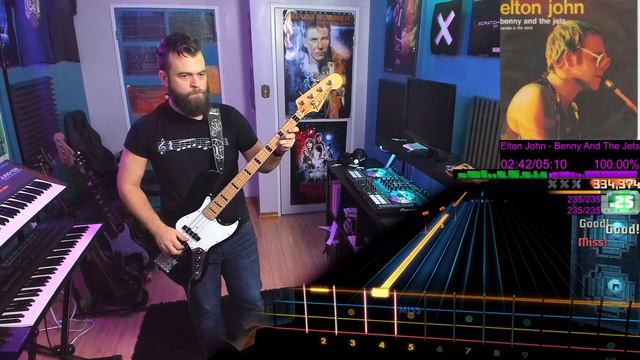 Elton John - Benny and the Jets | BASS Tabs & Cover (Rocksmith) смотреть онлайн