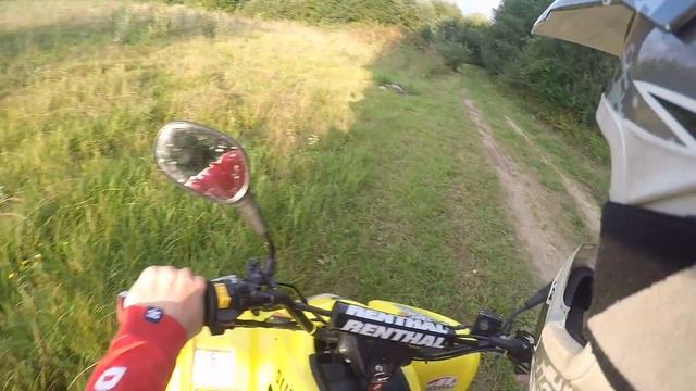 #первый раз#на квадроцикле#suzuki#400cc# смотреть онлайн