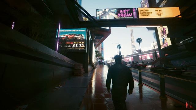 CYBERPUNK 2077 Walking ASMR - City Sounds - Little China to Japan Town смотреть онлайн