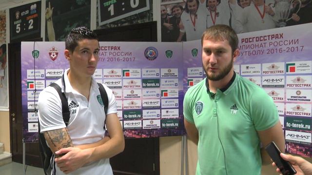 Interview with Odise Roshi about game with Lokomotiv смотреть онлайн