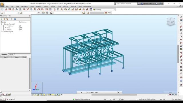 Robot Structural Analysis Uncovered - Part 10 - Advance Steel / RSA смотреть онлайн