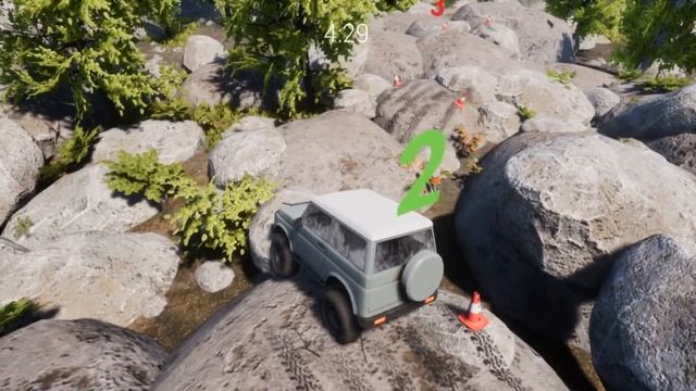 Pure Rock Crawling проходим первую карту смотреть онлайн