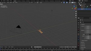 Как создать текст в Blender