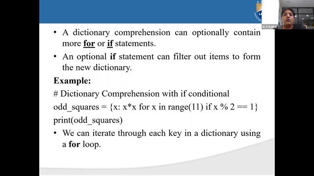 DICTIONARY BUILT-IN FUNCTIONS, NESTED DICTIONARIES, DICTIONARY COMPREHENSION смотреть онлайн