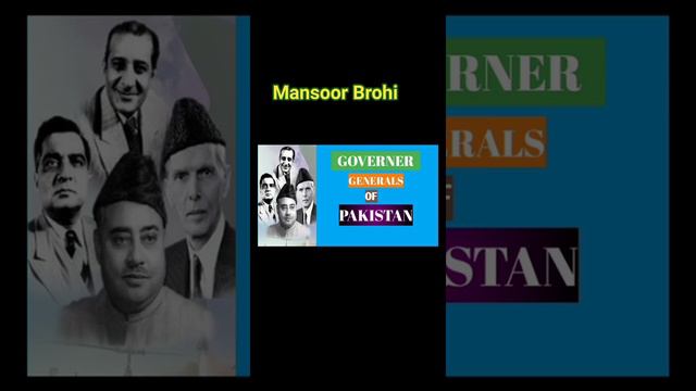 GOVERNER GENERALS OF PAKISTAN смотреть онлайн